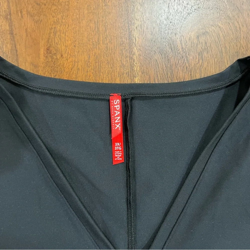 Spanx Suit Yourself Long Sleeve Thong Bodysuit Size 3X - Picture 5 of 9